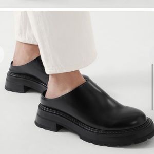COS CHUNKY LEATHER MULE